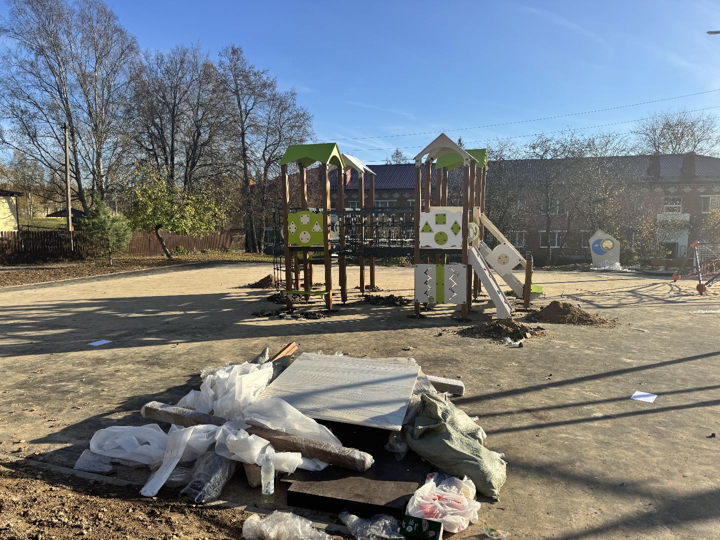 шаховская, детска игровая площадка, установка детской площадки,