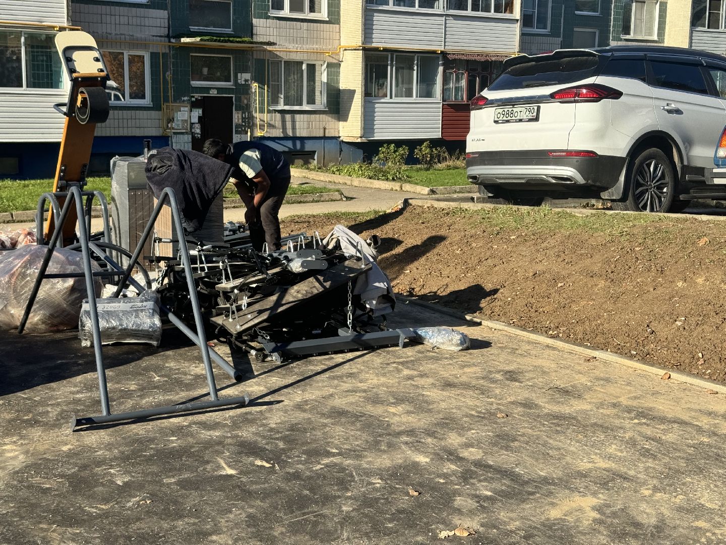 шаховская, детска игровая площадка, установка детской площадки,