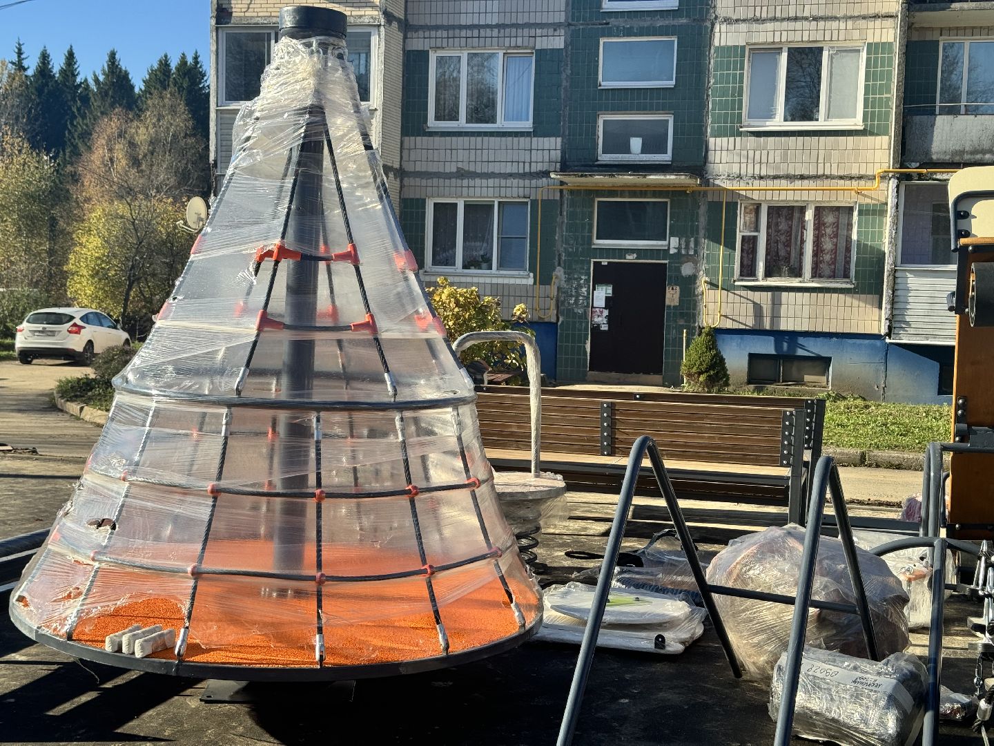 шаховская, детска игровая площадка, установка детской площадки,