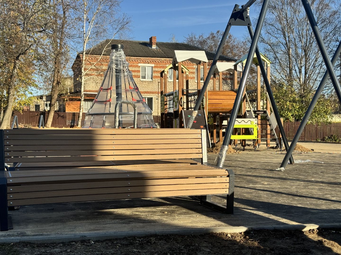 шаховская, детска игровая площадка, установка детской площадки,