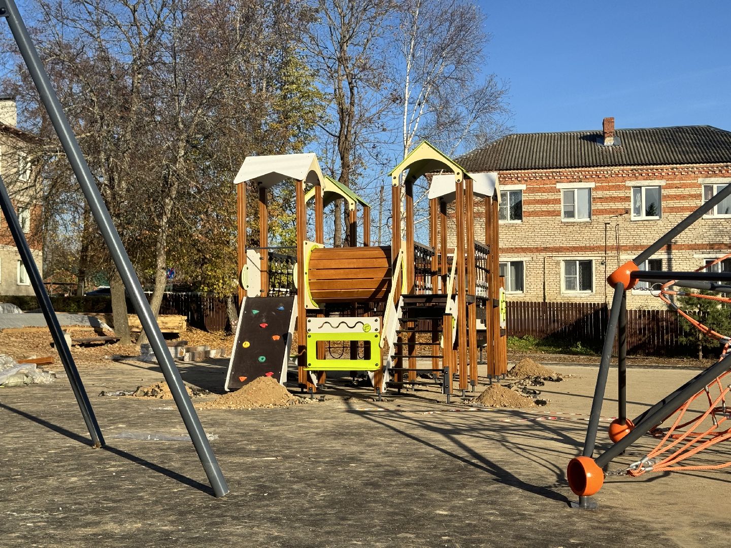 шаховская, детска игровая площадка, установка детской площадки,