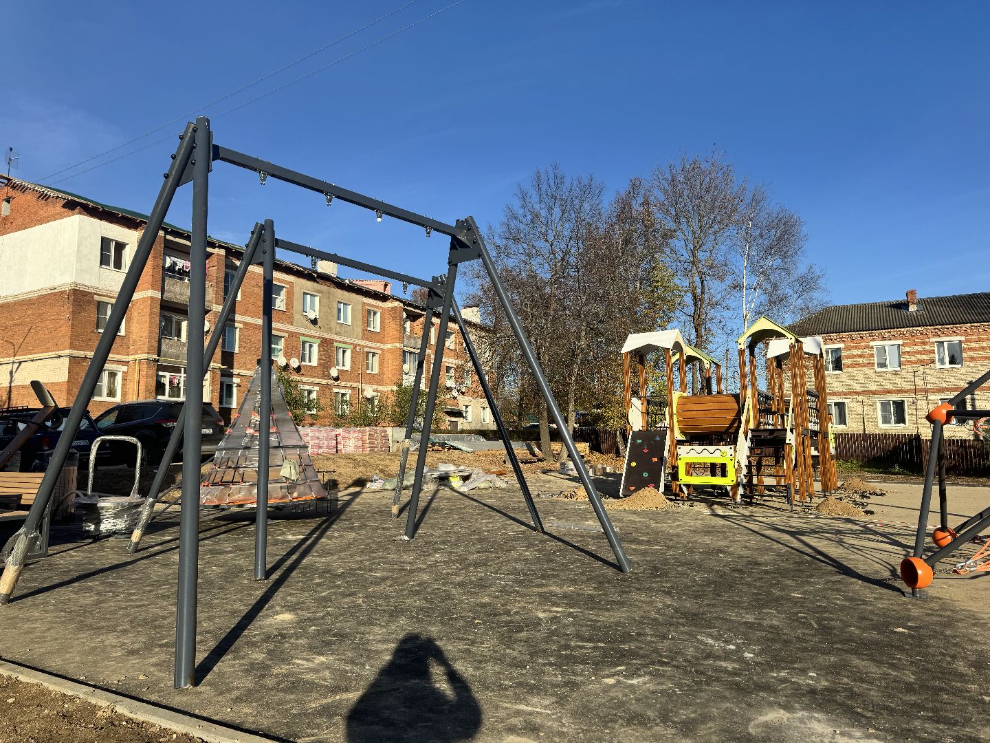 шаховская, детска игровая площадка, установка детской площадки,