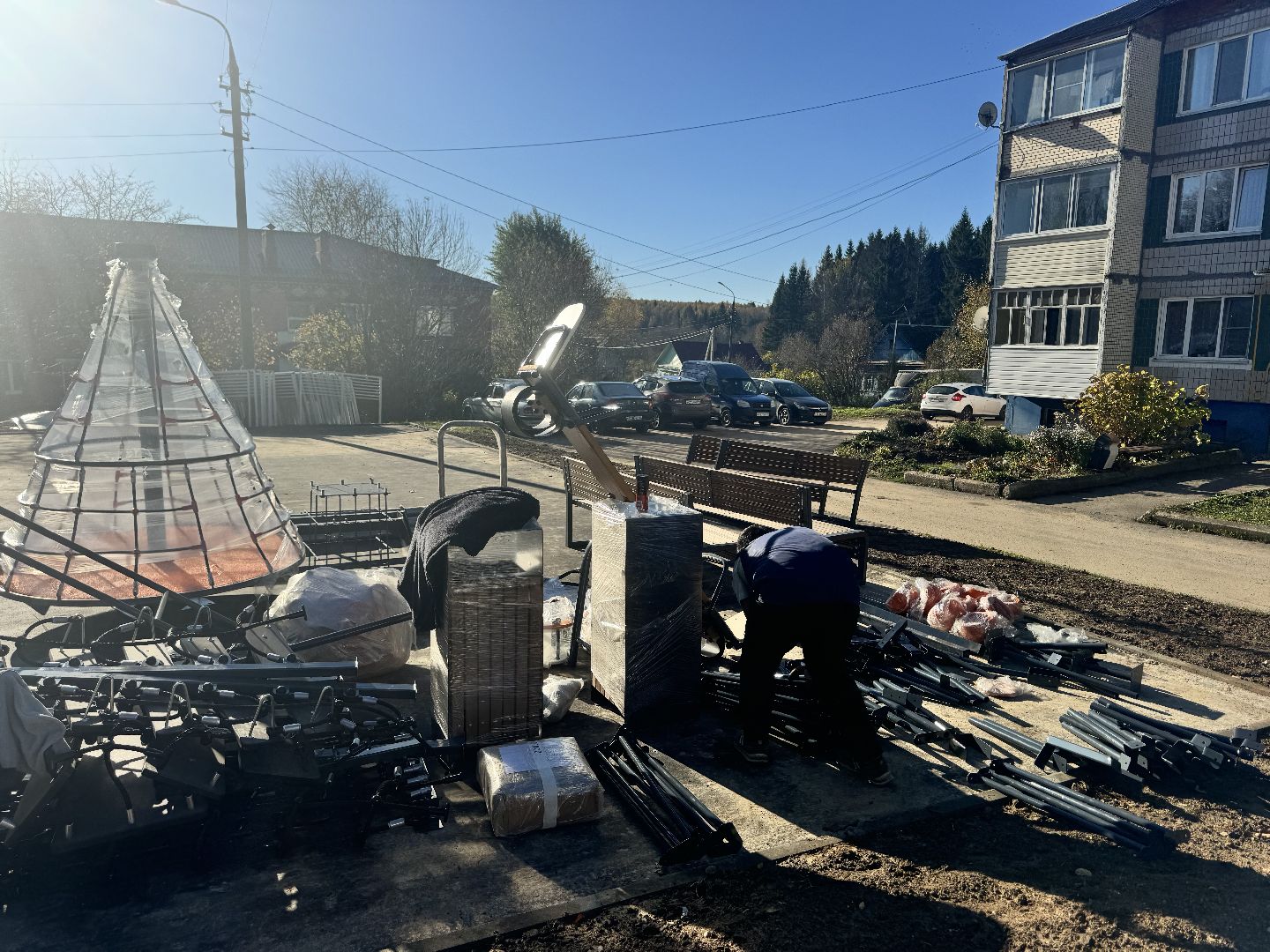 шаховская, детска игровая площадка, установка детской площадки,