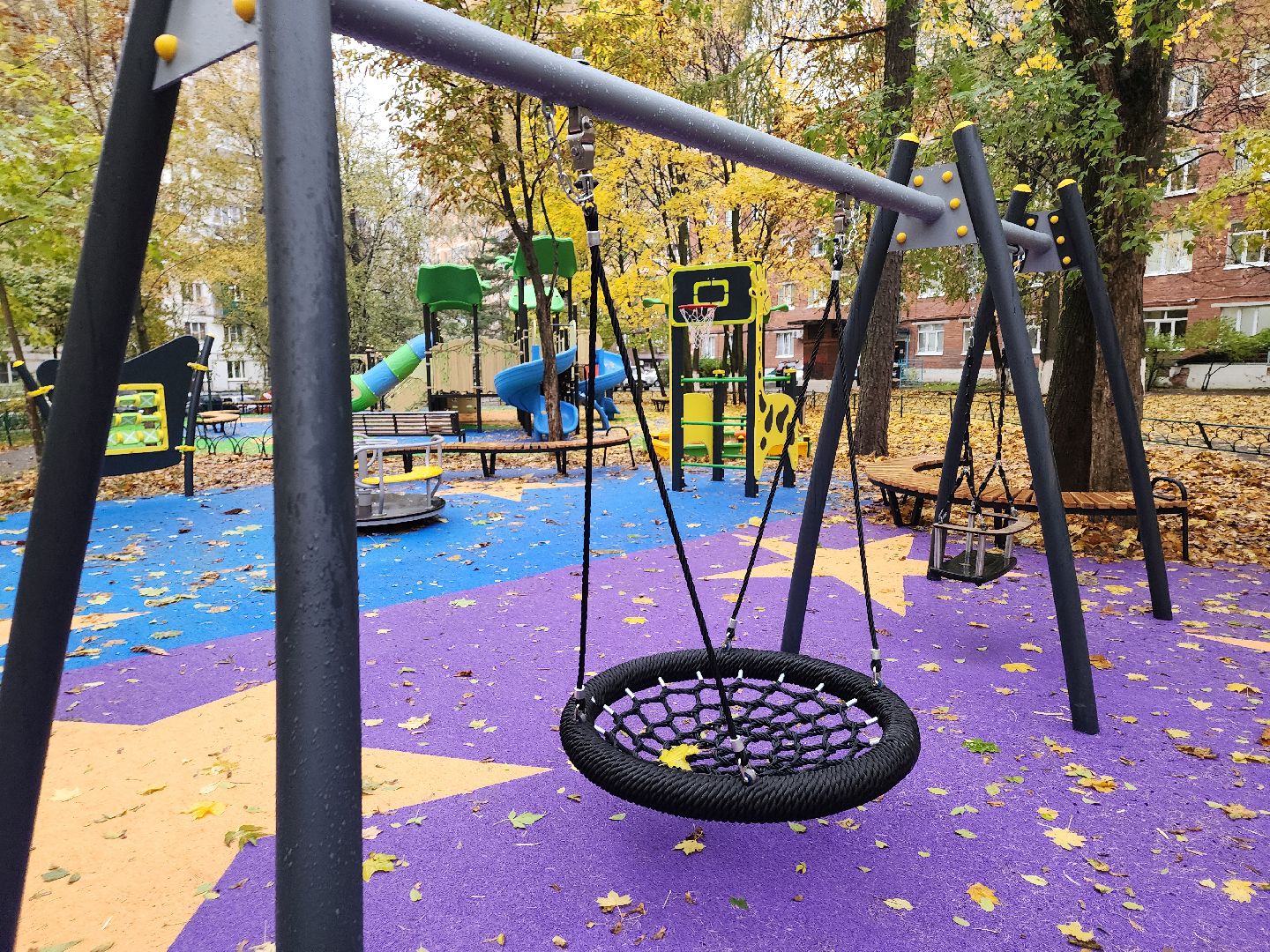 одинцово, детская площадка, модернизация, двор, славкин пруд,