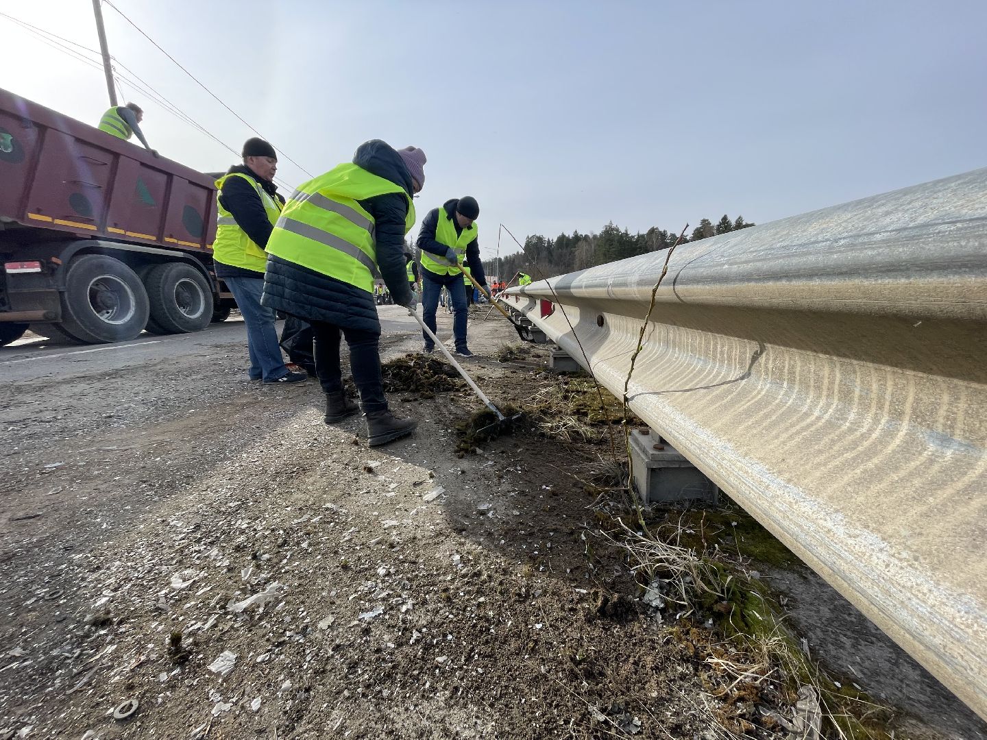 Дороги, Автодор, Одинцово, Субботник