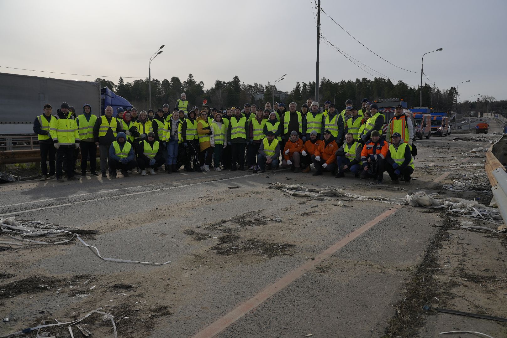 Дороги, Автодор, Одинцово, Субботник