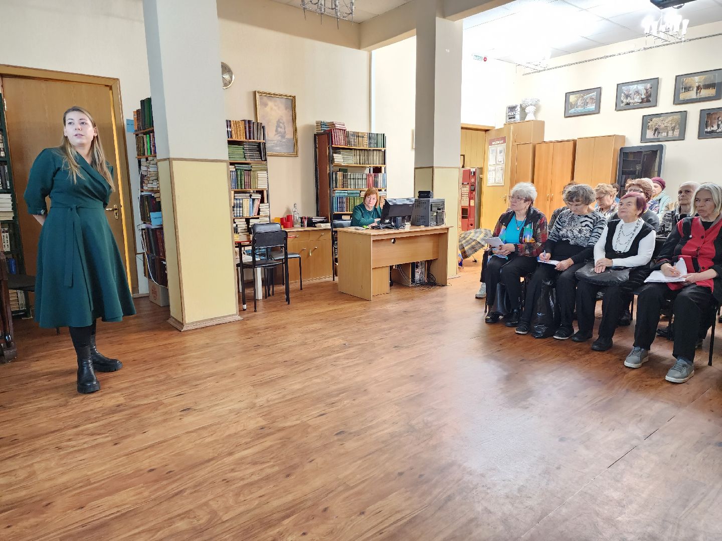 раменское, медицина, школа здоровья раменской больницы, занятие в раменской центральной библиотеке, профилактика остеопороза и йододефицита,