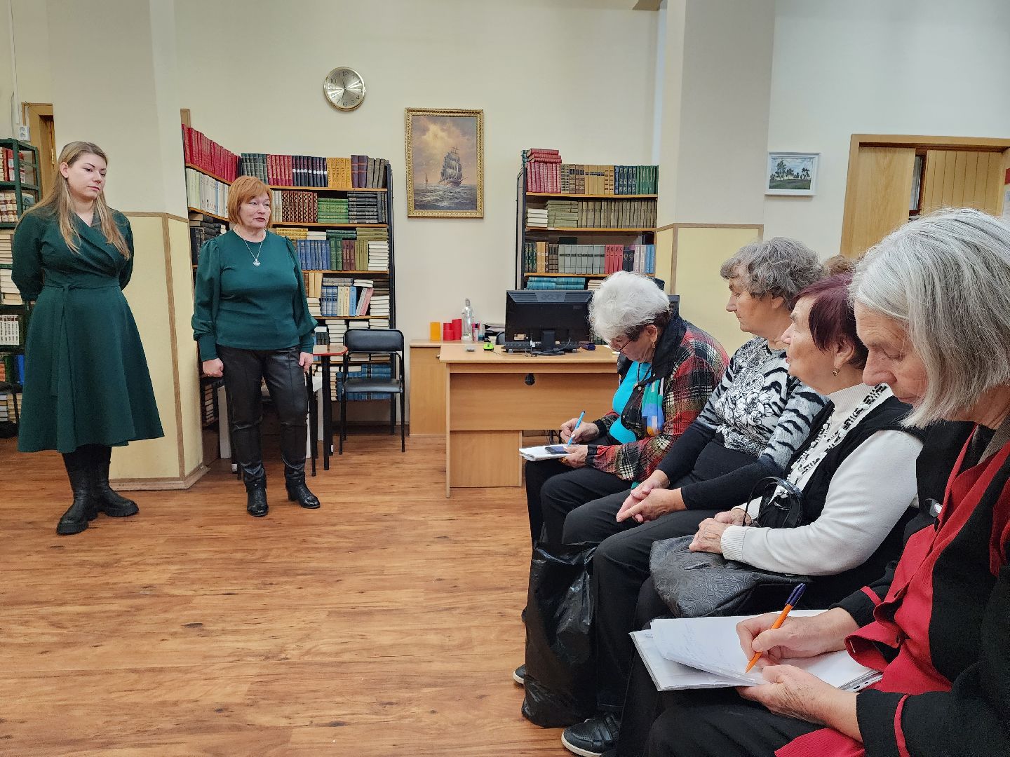 раменское, медицина, школа здоровья раменской больницы, занятие в раменской центральной библиотеке, профилактика остеопороза и йододефицита,