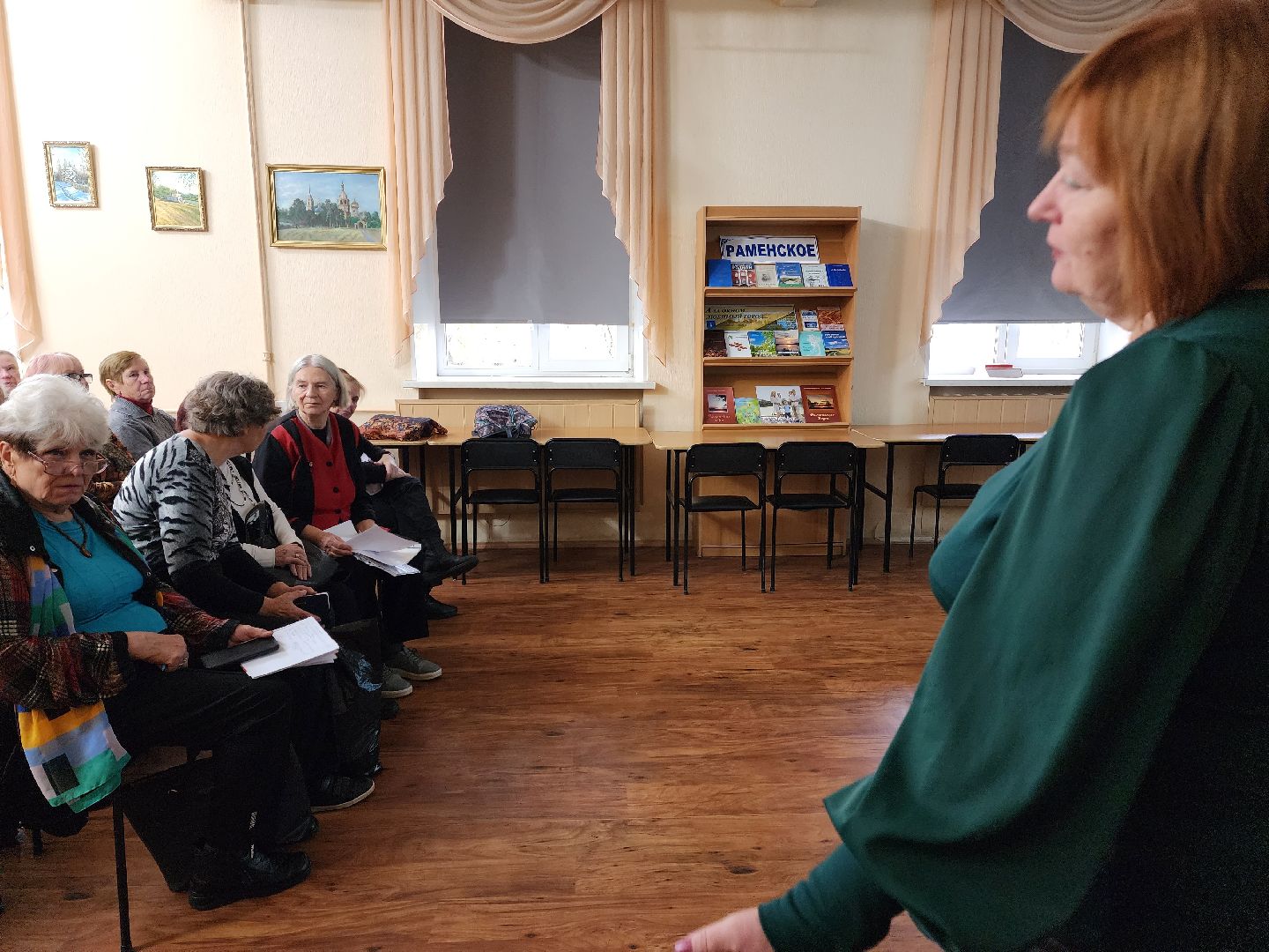 раменское, медицина, школа здоровья раменской больницы, занятие в раменской центральной библиотеке, профилактика остеопороза и йододефицита,