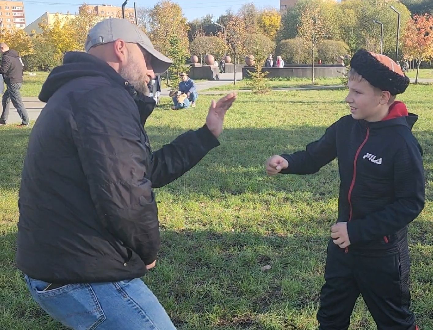 Долгопрудный, центральный парк, казачество, день отца,фланкировка, мастер-класс,