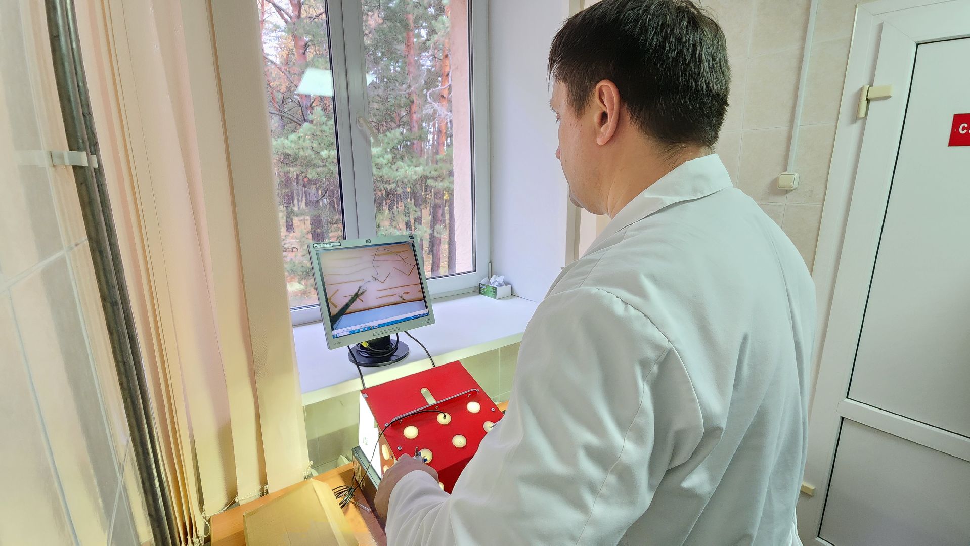 протвино, протвинская хирургия, симулятор лапароскопической операции, протвинская больница, медицина,