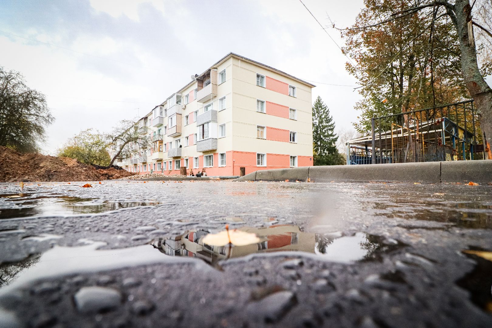 Клин, общество, благоустройство, новые пешеходные дорожки,