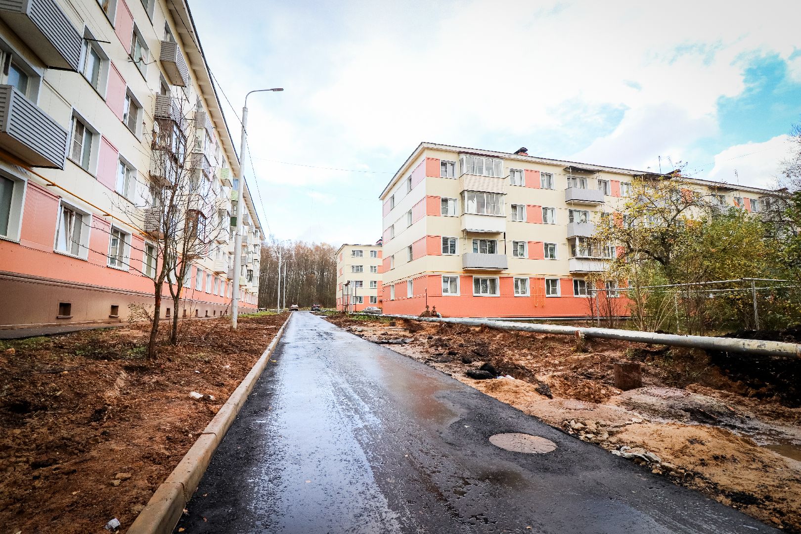 Клин, общество, благоустройство, новые пешеходные дорожки,