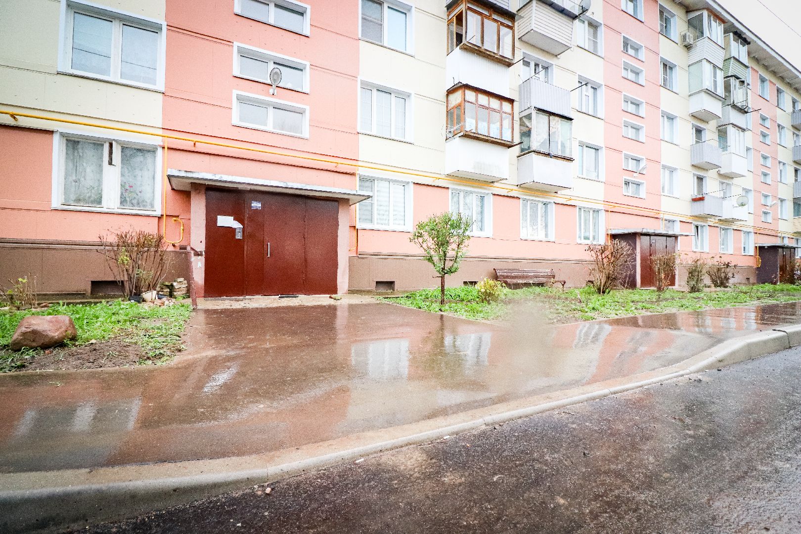 Клин, общество, благоустройство, новые пешеходные дорожки,