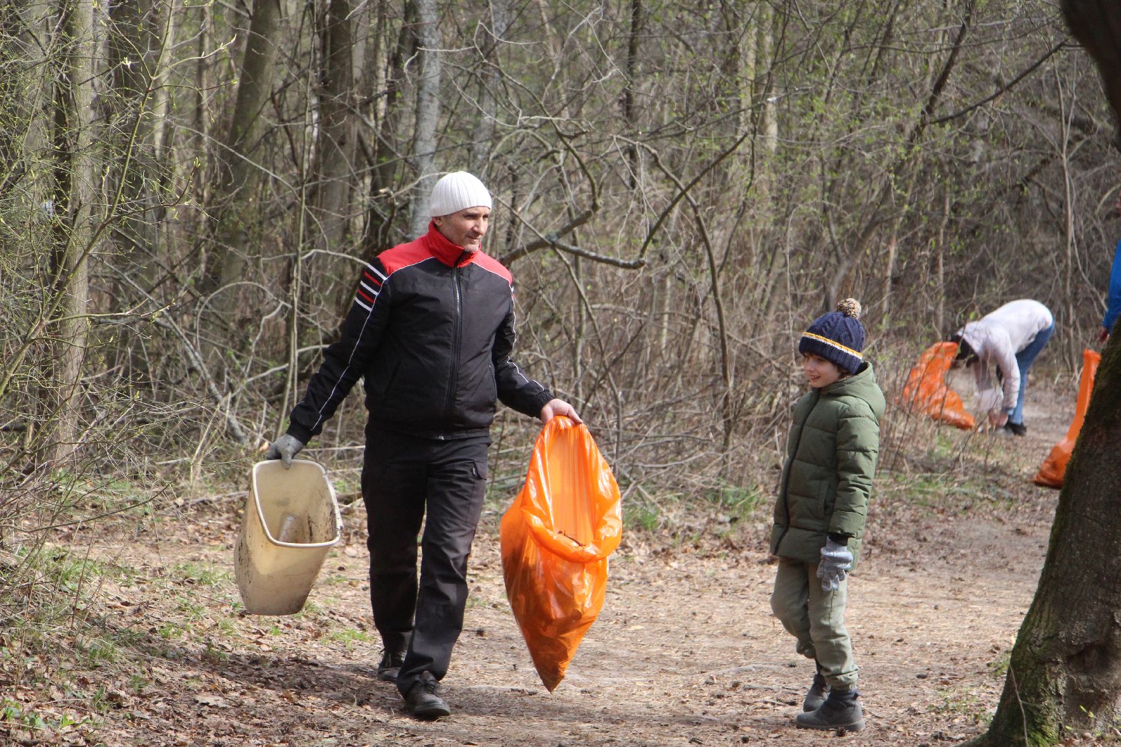дети, субботник, весна, общество, карьер, Протвино