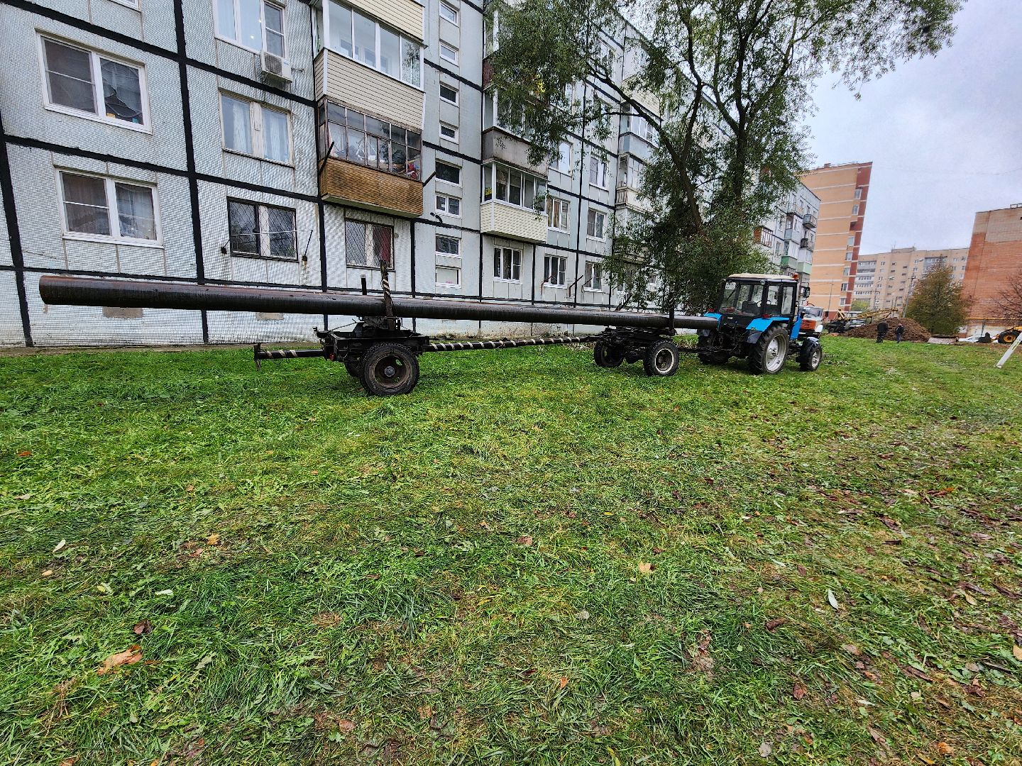 Чехов, ремонт теплотрассы, замена труб отопления, теплоснабжение, устранение протечки теплоносителя, улица Чехова, вишневый бульвар, глава округа Михаил Собакин,