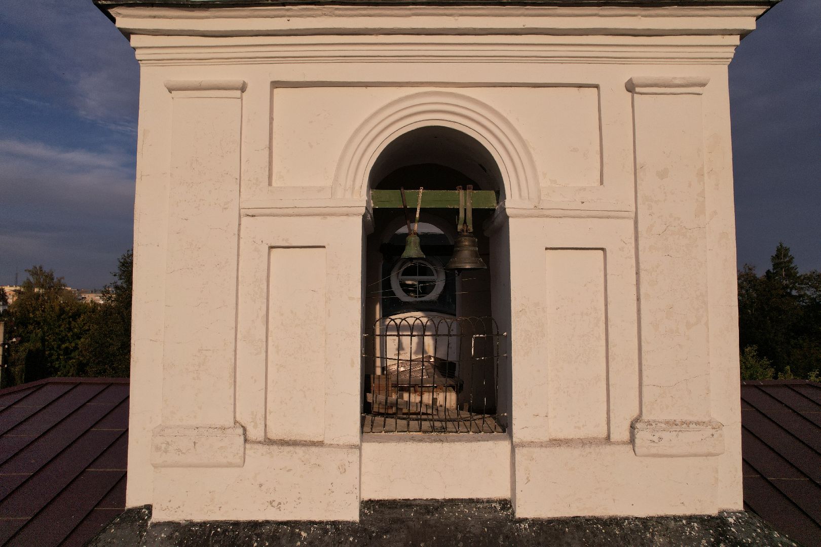 видео с коптера, руза, церковь,