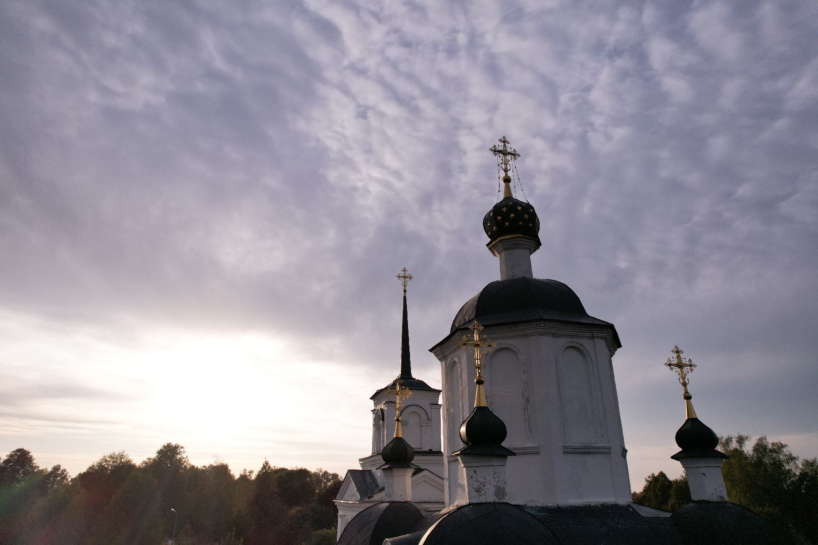 видео с коптера, руза, церковь,