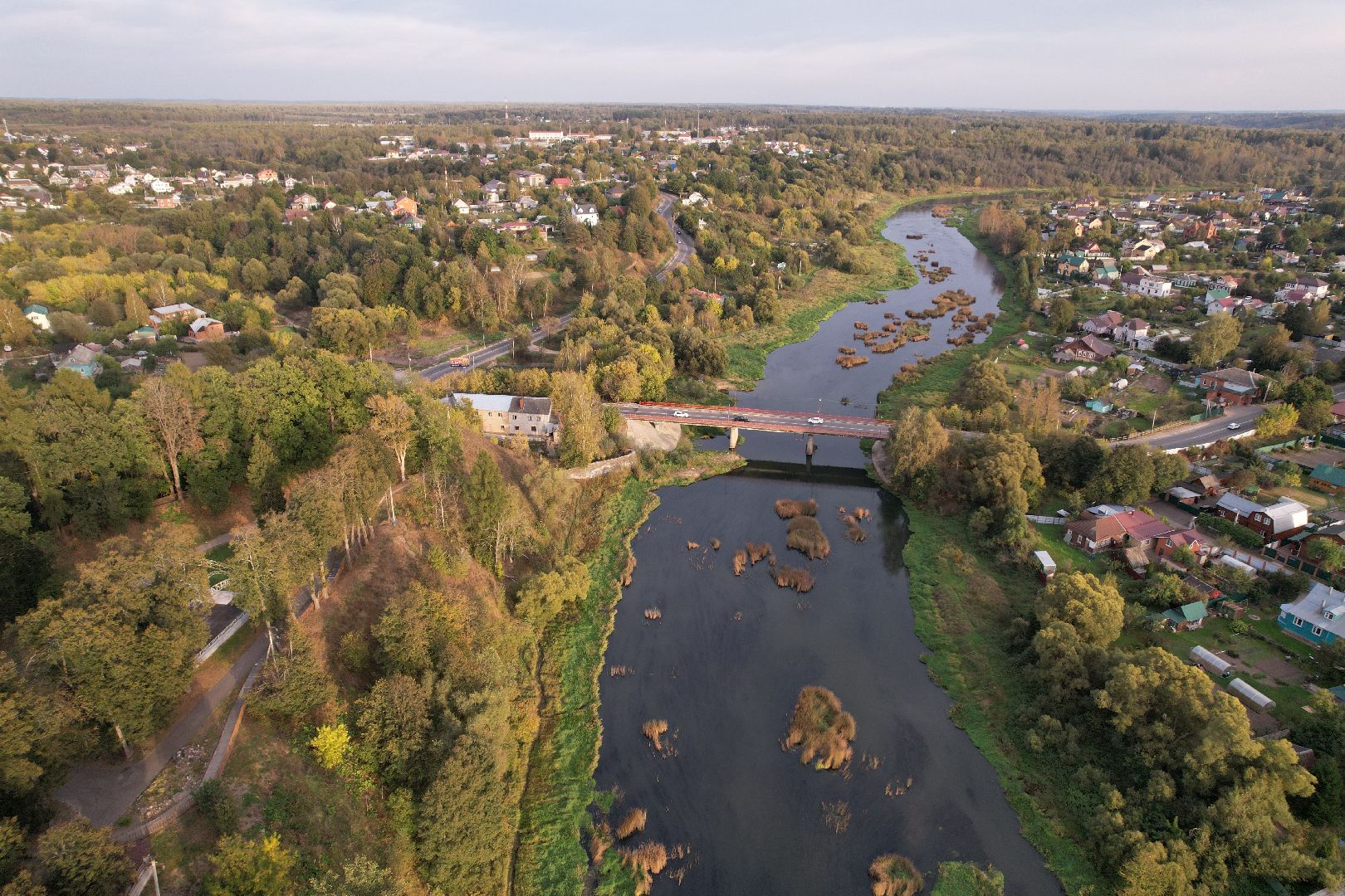 видео с коптера, руза, церковь,