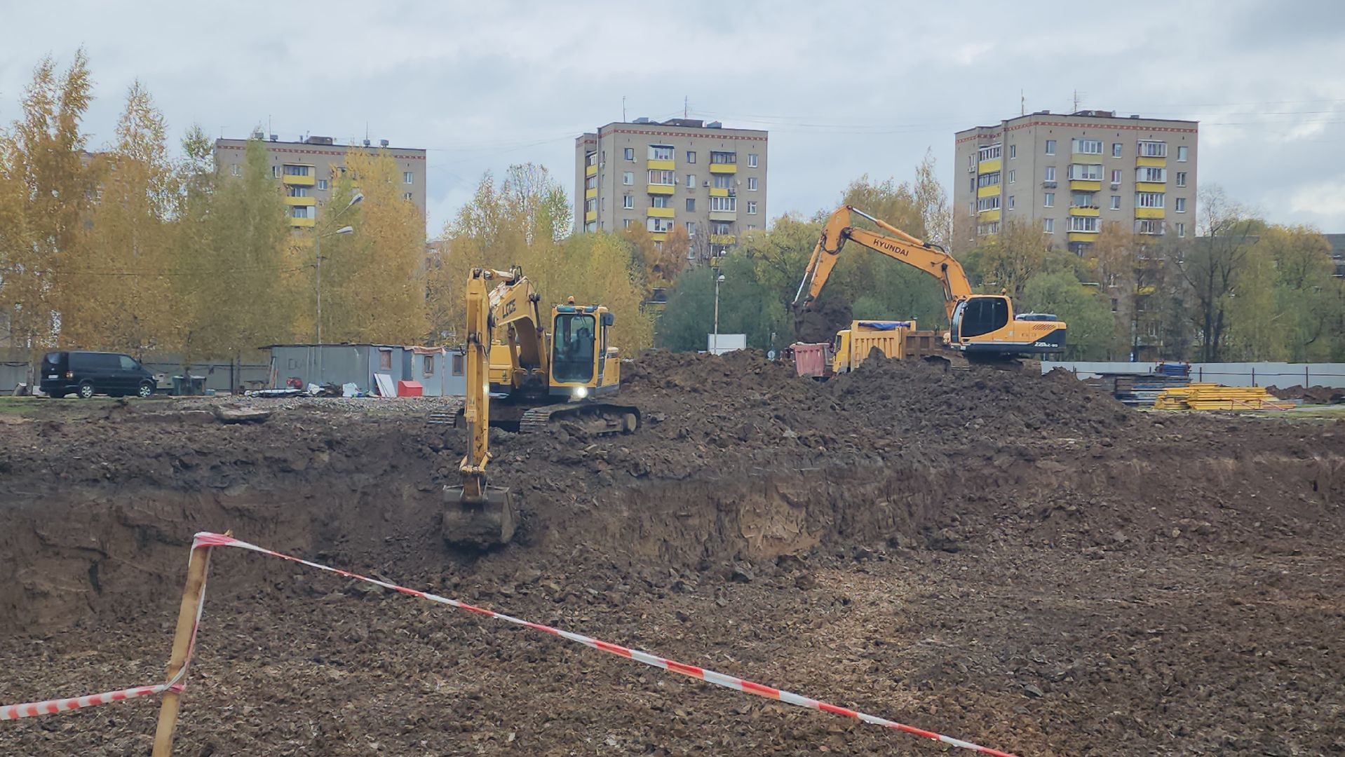 котлован, Лобня, бассейн, Фок,