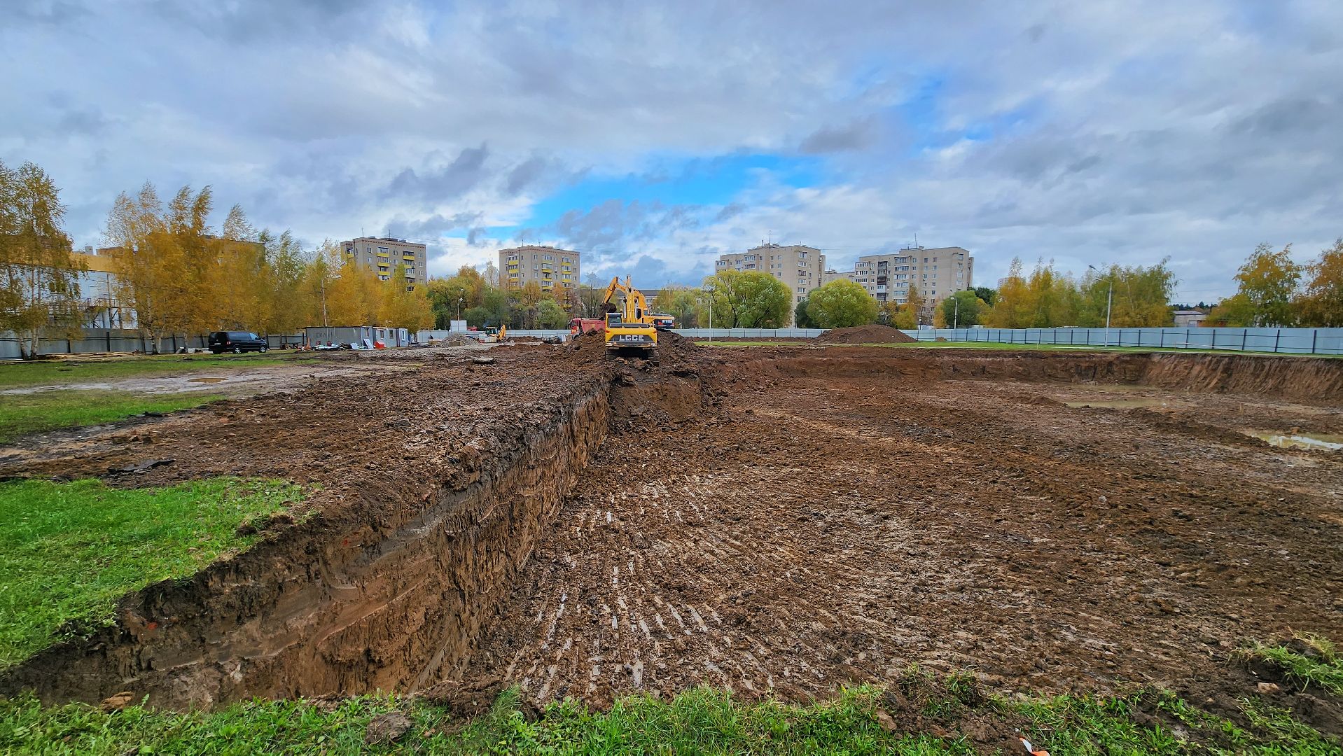 котлован, Лобня, бассейн, Фок,