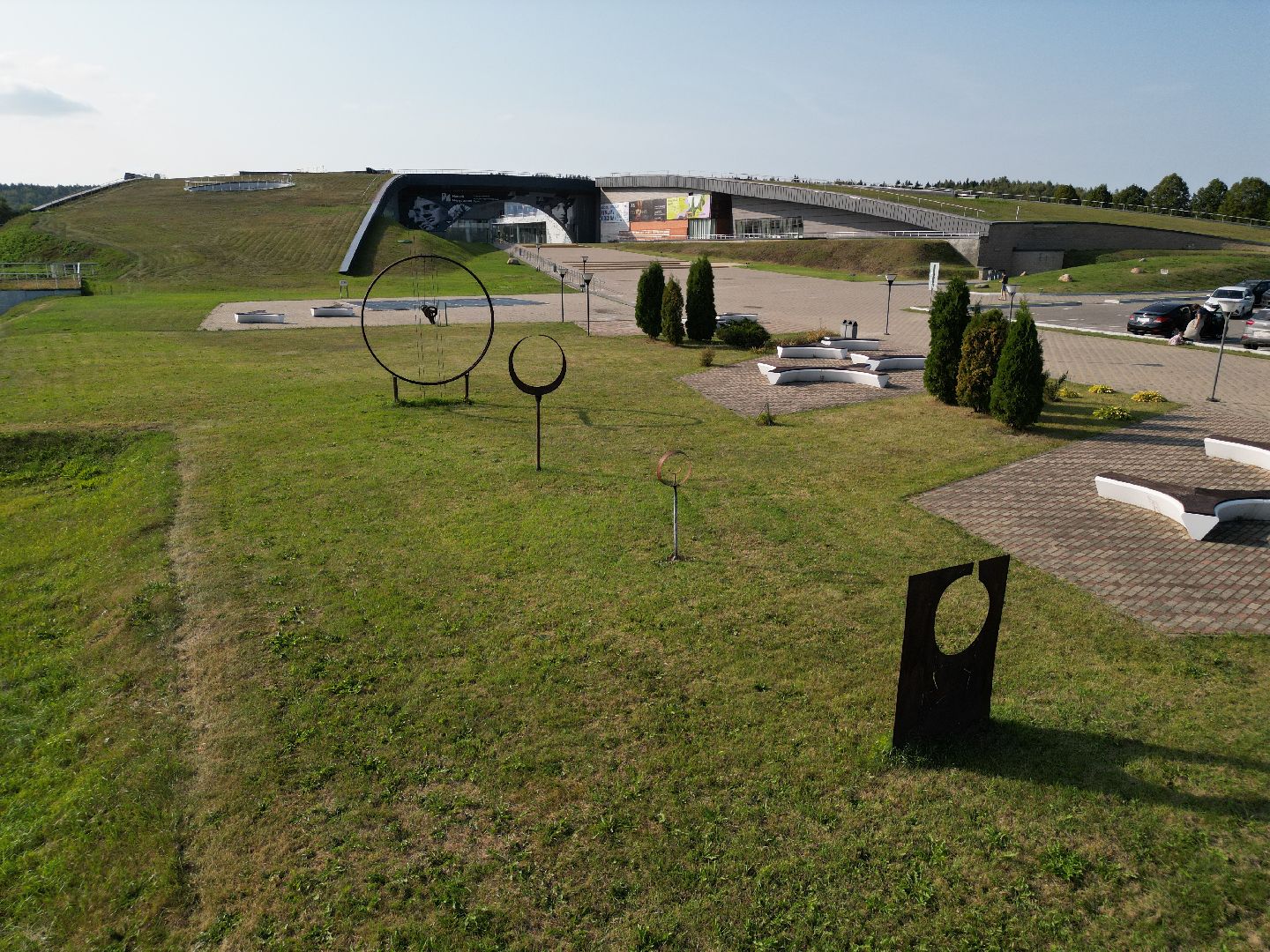 видео с коптера, истра, музей, культура,