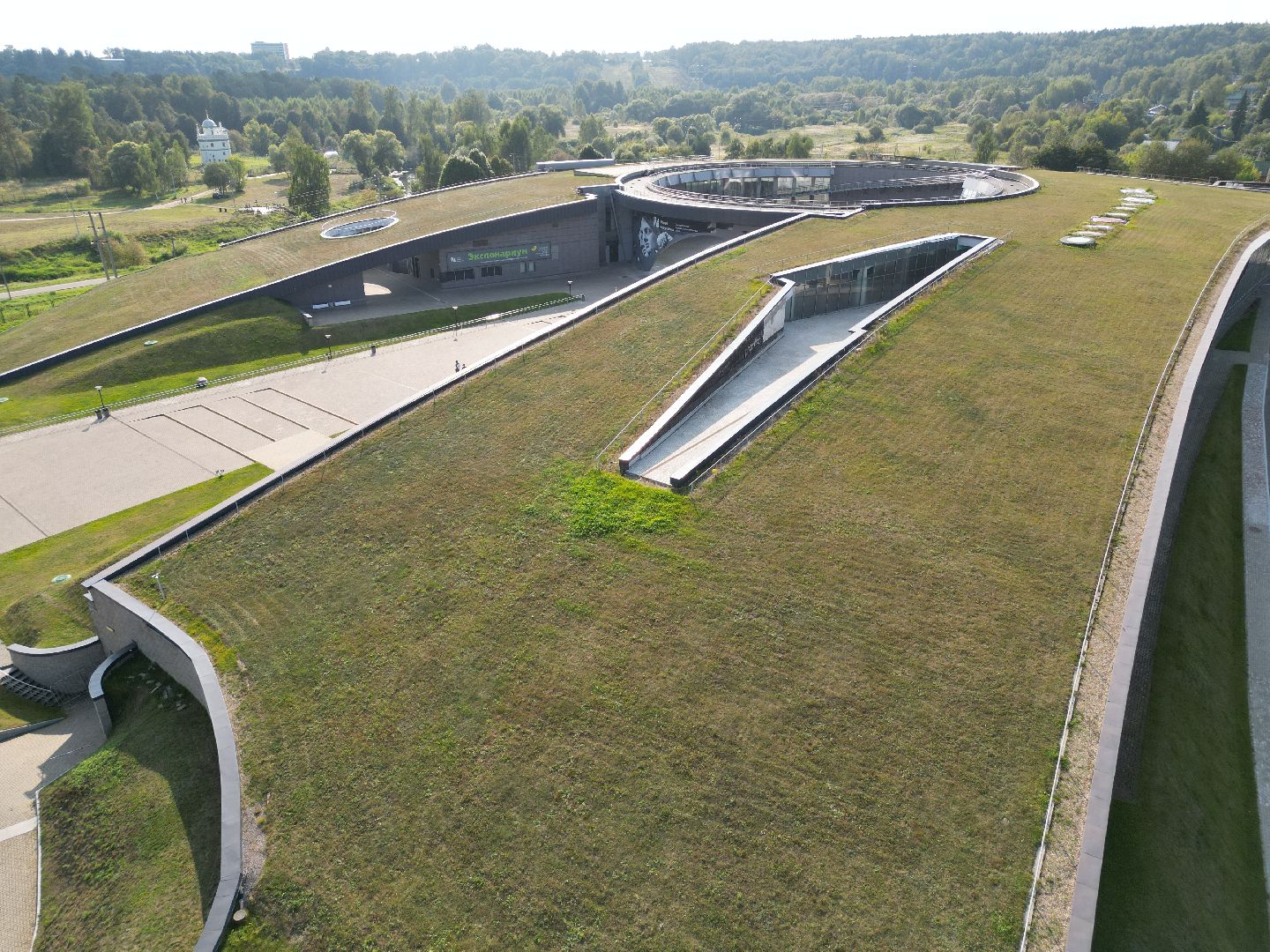 видео с коптера, истра, музей, культура,