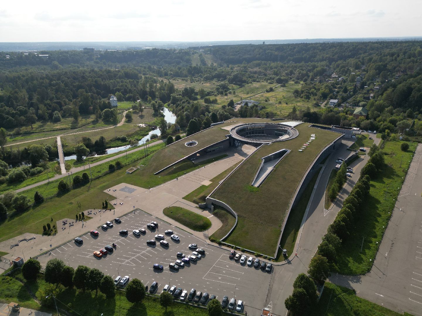 видео с коптера, истра, музей, культура,