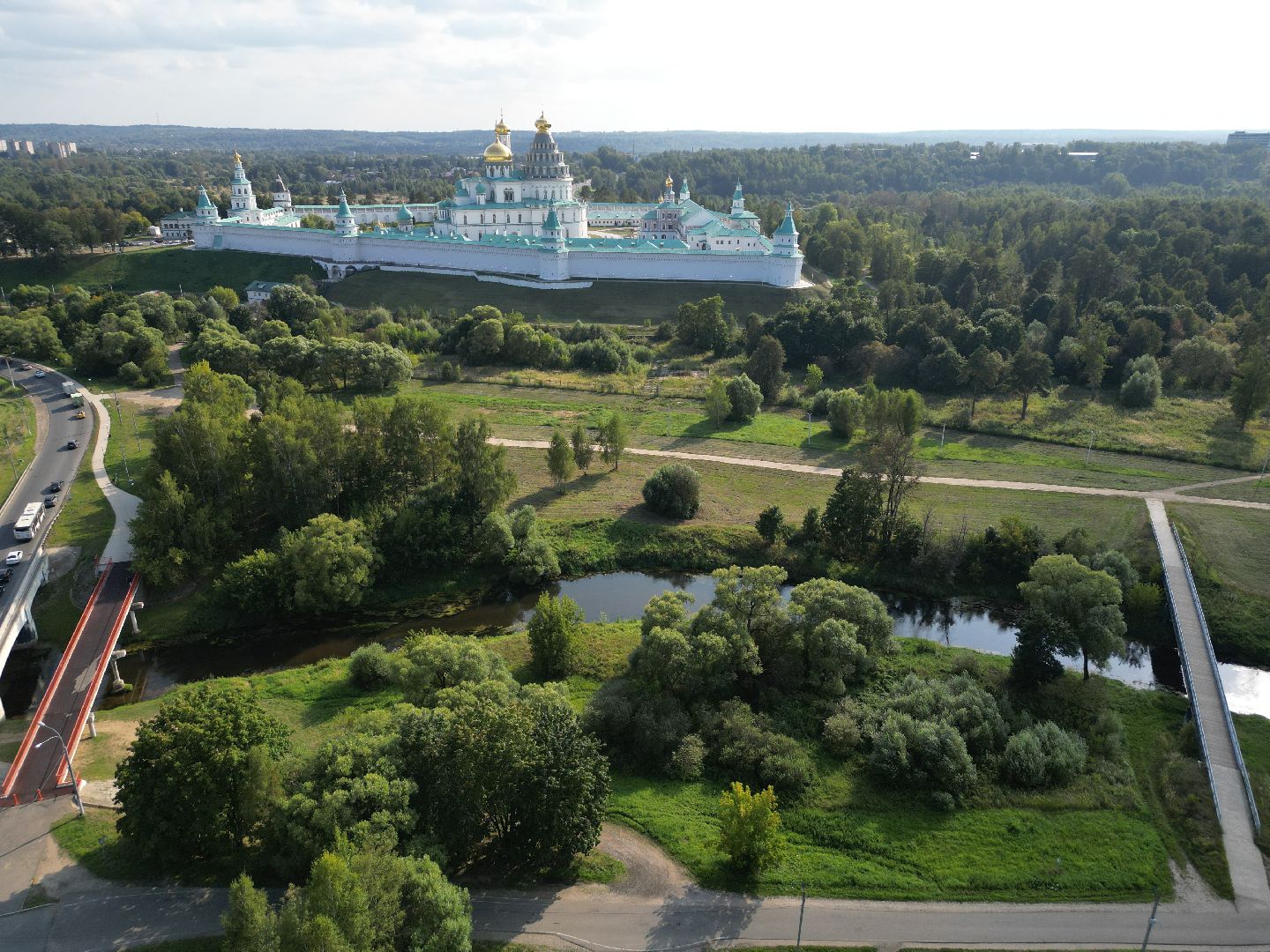 видео с коптера, истра, музей, культура,
