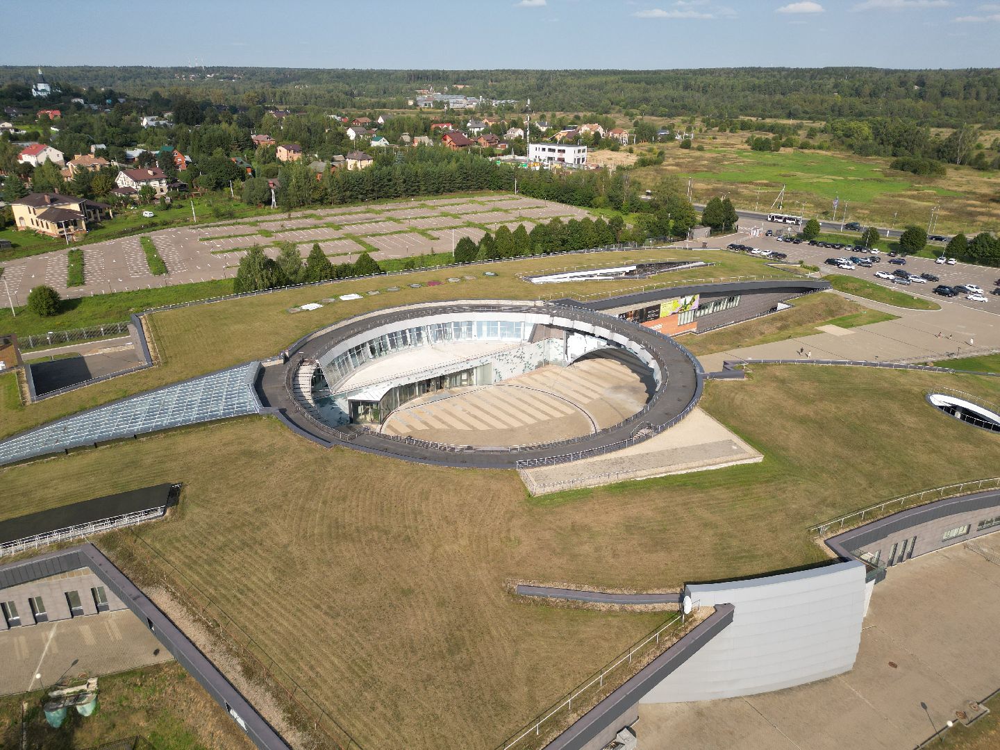 видео с коптера, истра, музей, культура,