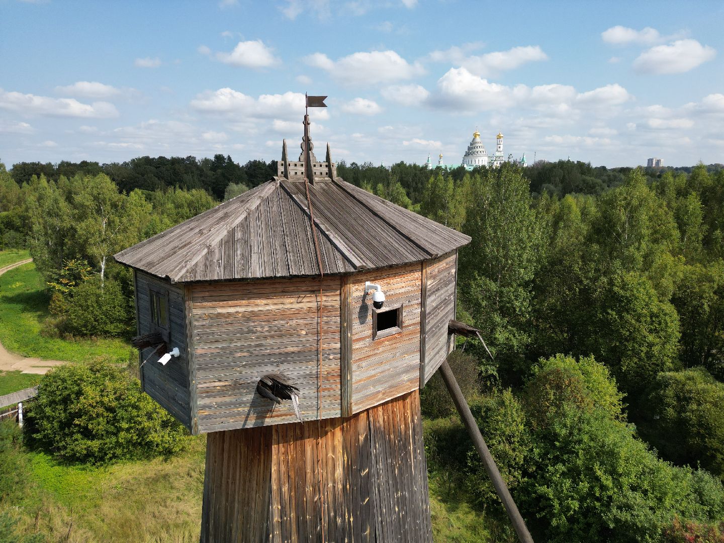 видео с коптера, истра, музей, культура,