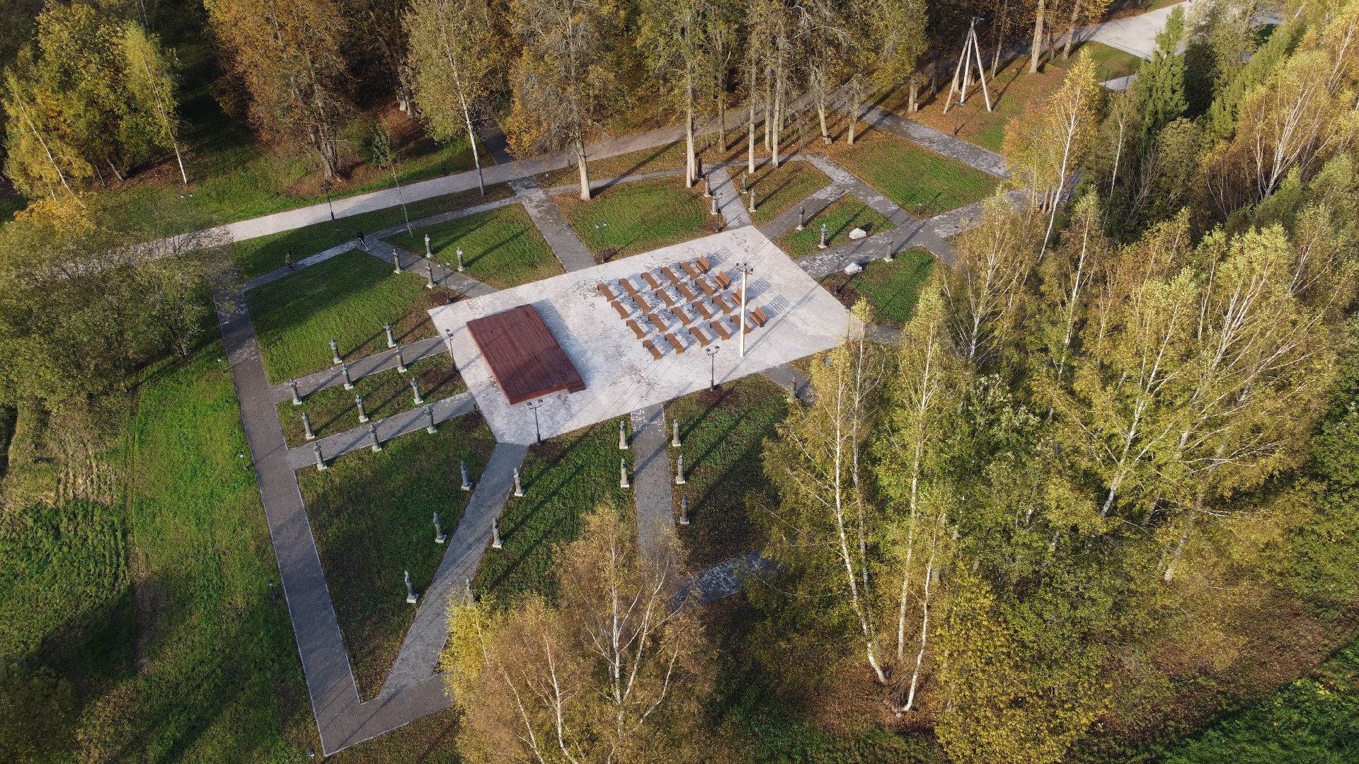 видео с коптера, солнечногорск, культура, реставрация, усадьба,