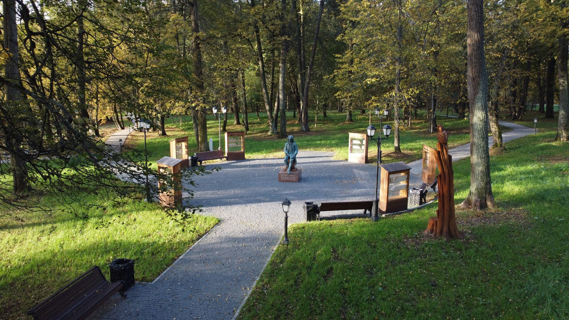 видео с коптера, солнечногорск, культура, реставрация, усадьба,