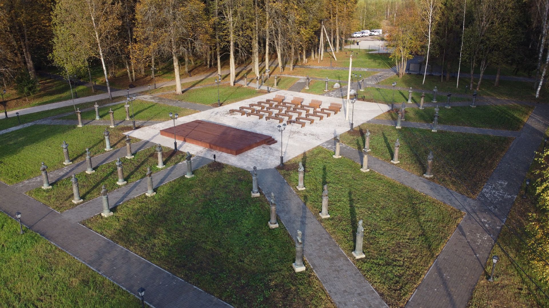 видео с коптера, солнечногорск, культура, реставрация, усадьба,