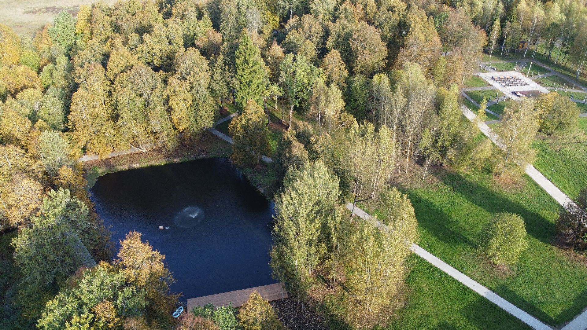 видео с коптера, солнечногорск, культура, реставрация, усадьба,