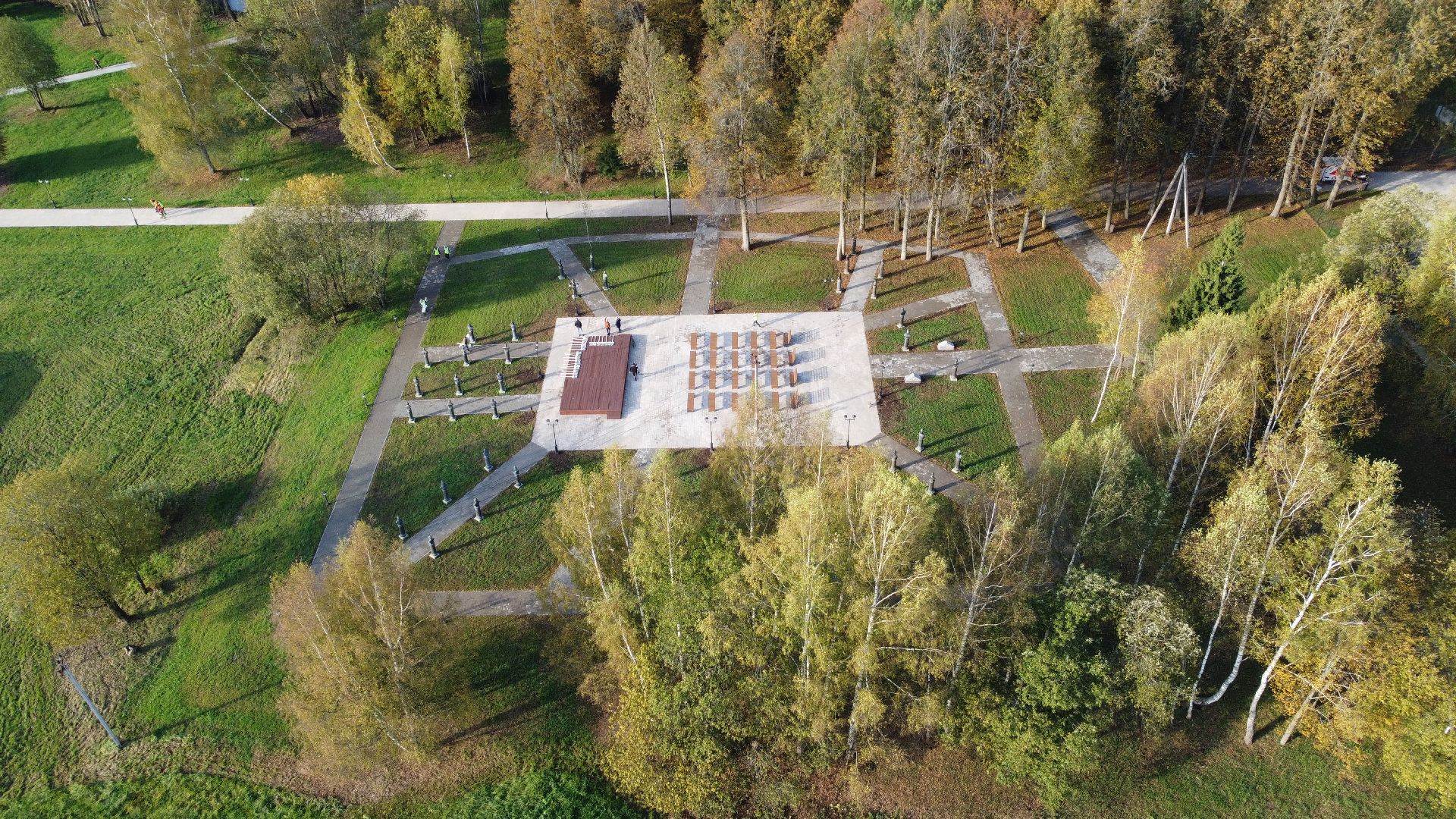 видео с коптера, солнечногорск, культура, реставрация, усадьба,