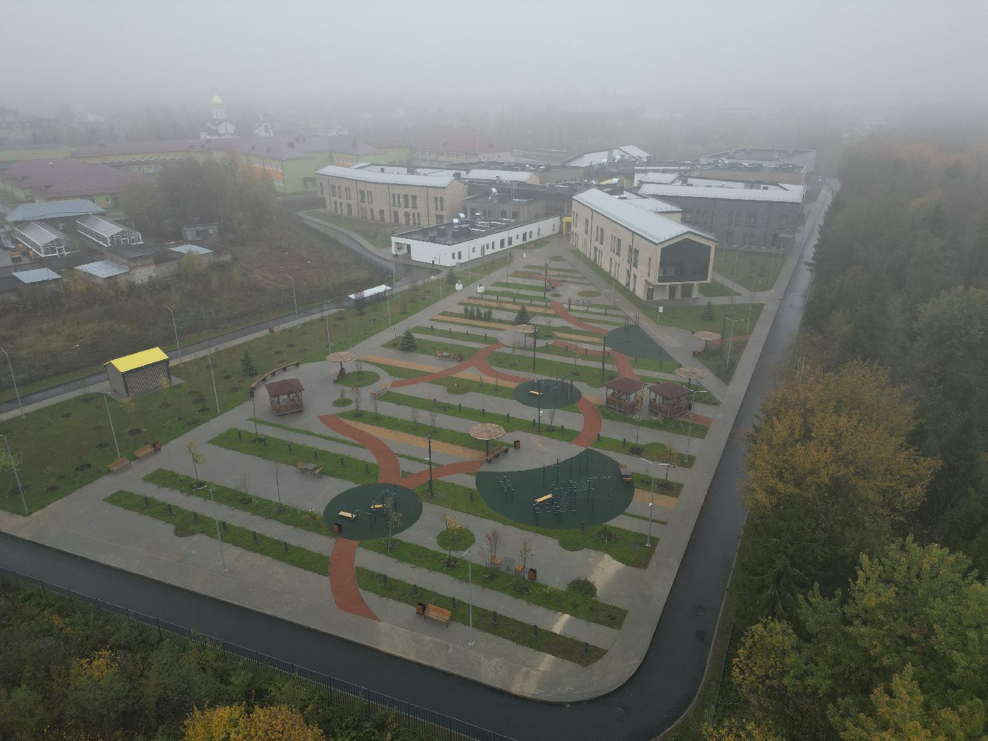 видео с коптера, сергиев посад, медицина, реабилитация, инвалиды,