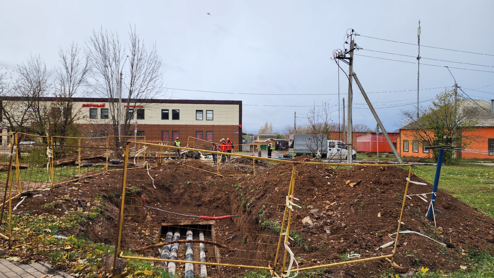 теплотрасса, ремонтные работы, жкх,