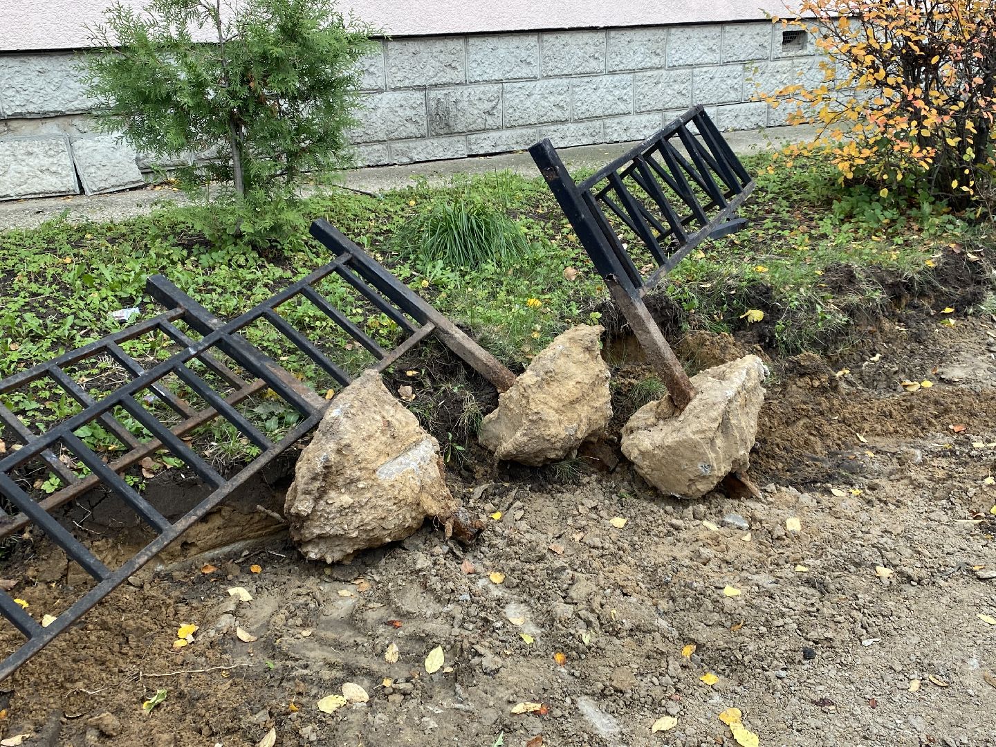 Ремонт, Поликлиника, Тротуар,