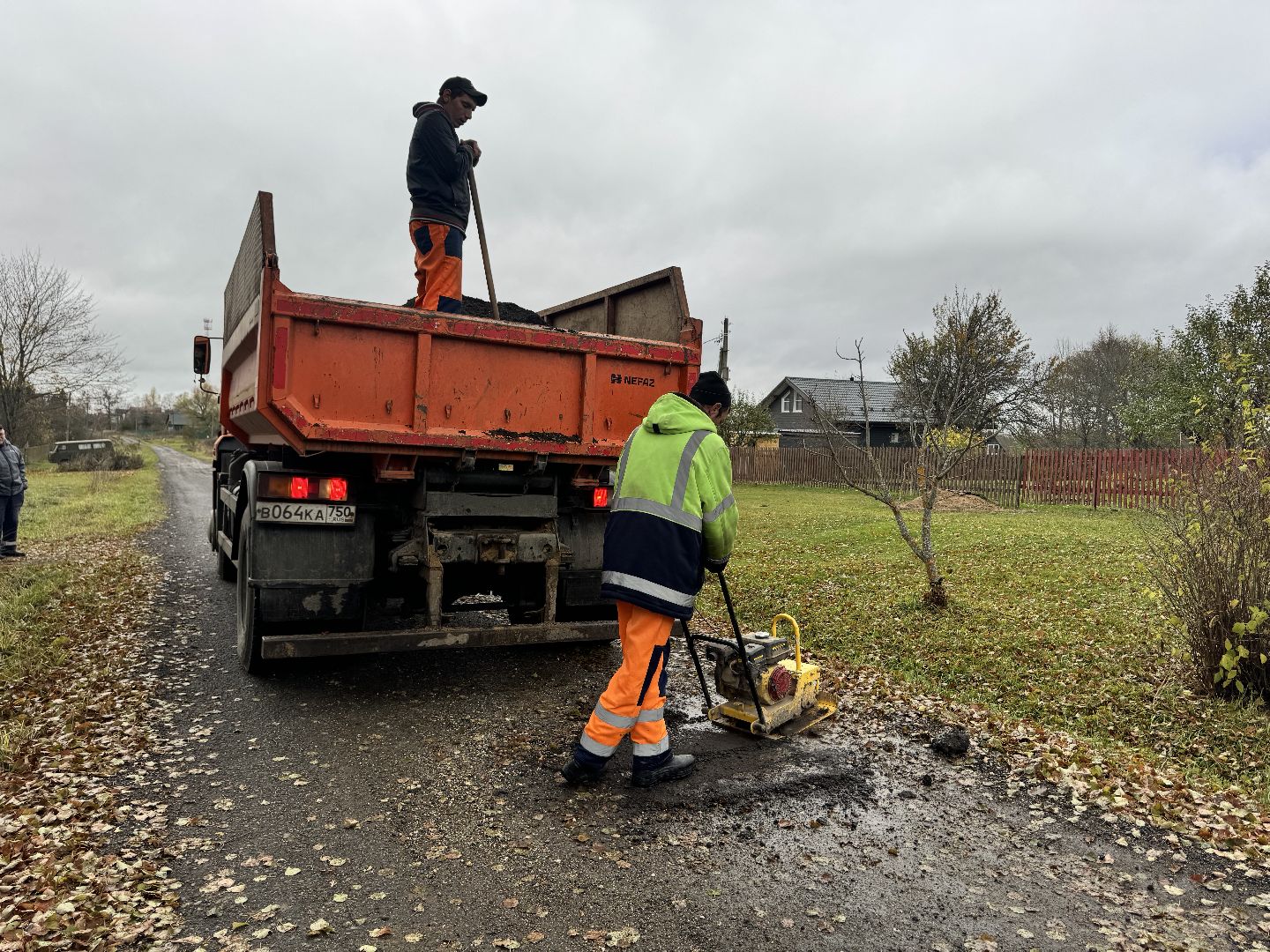 шаховская, ямочный ремонт, ямочный ремонт дорог,выездная администрация,
