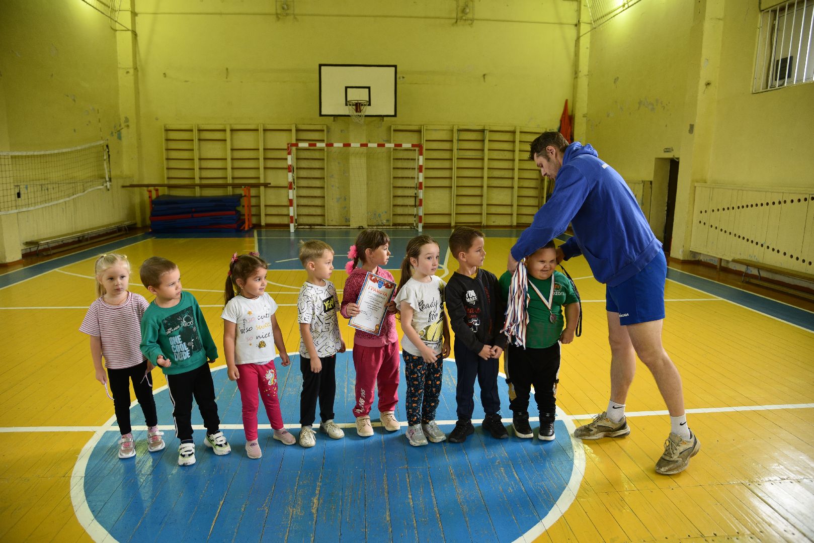 лотошино, кировский, дети, лотошинская школа 1, олимп, спорт, детский спорт,