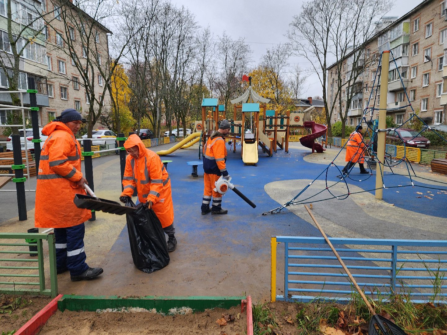 красноармейск, городской округ пушкинский, содержание дворовых территорий, уборка дворов,