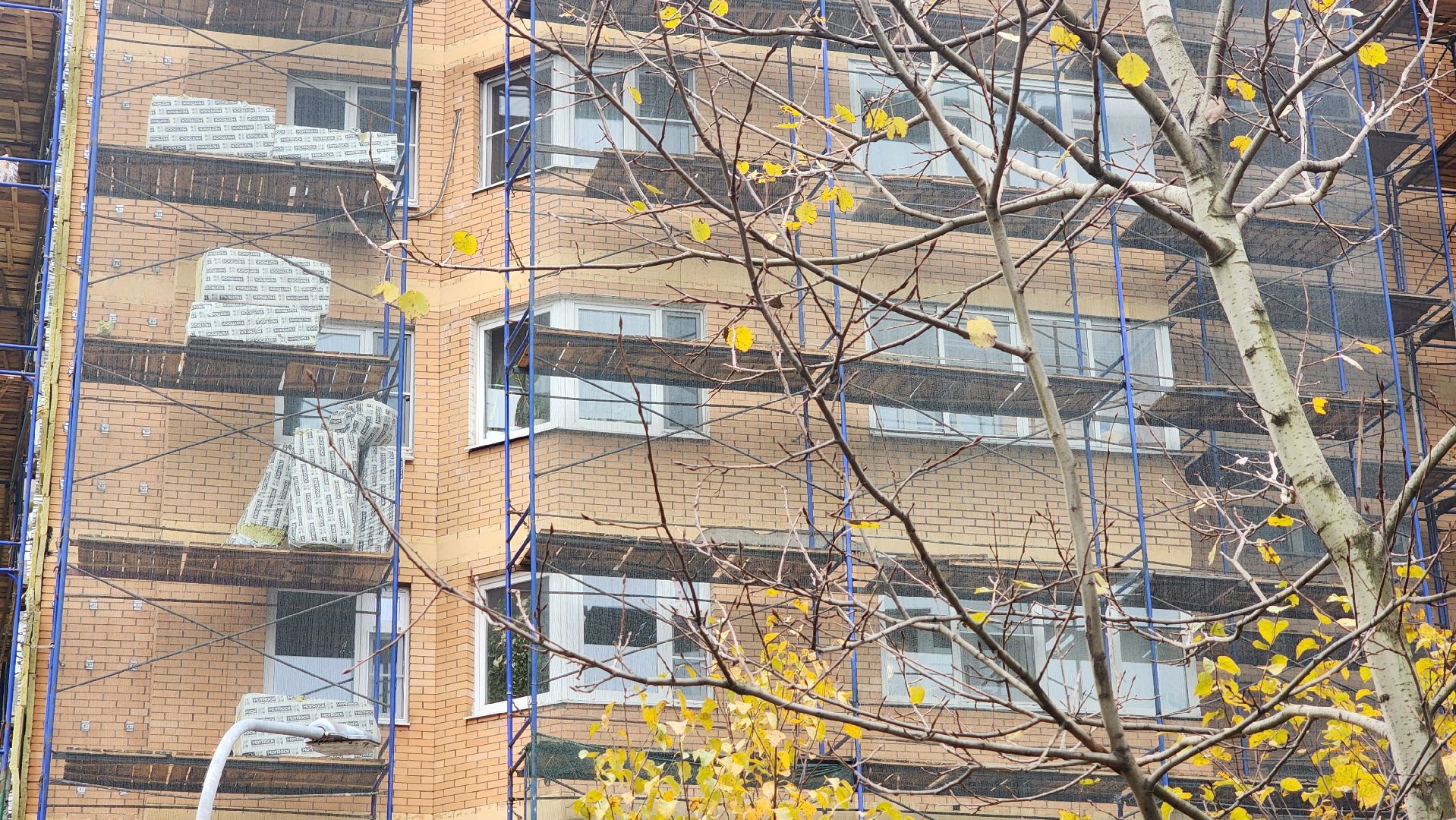 Солнечногорск, ЖКХ, Красная улица, утепление фасада,