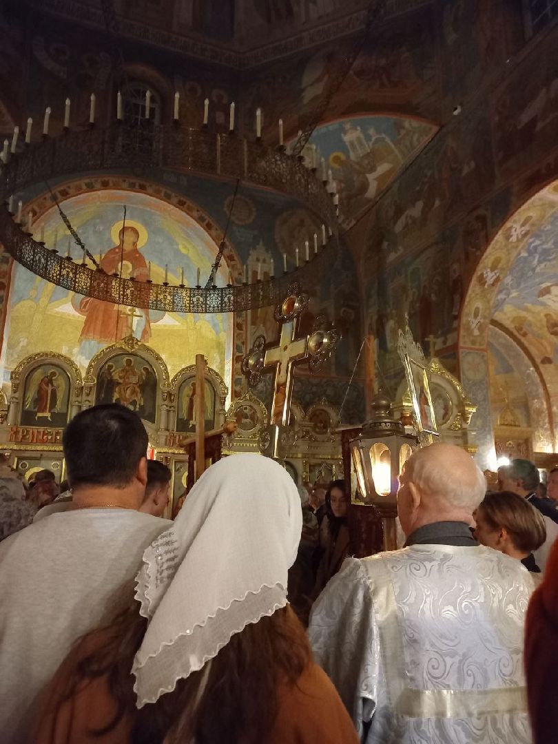 Пасха, Космо-Дамианский, храм, праздник, просфора, Жуковский