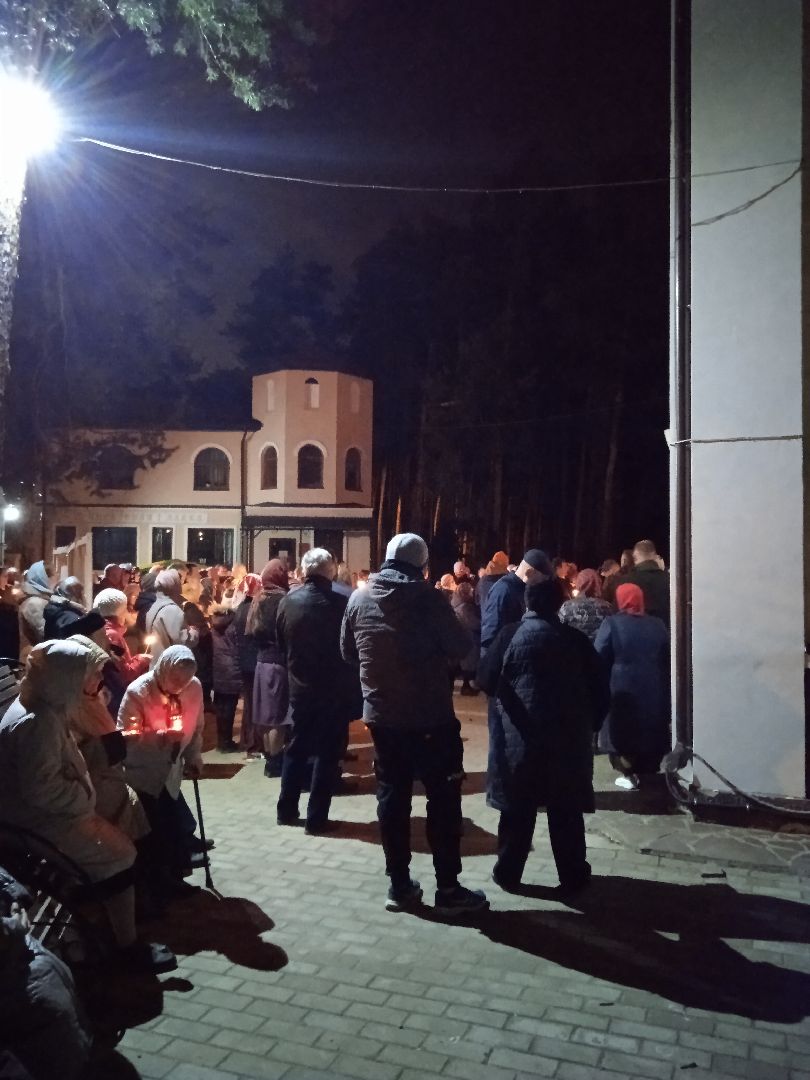 Пасха, Космо-Дамианский, храм, праздник, просфора, Жуковский