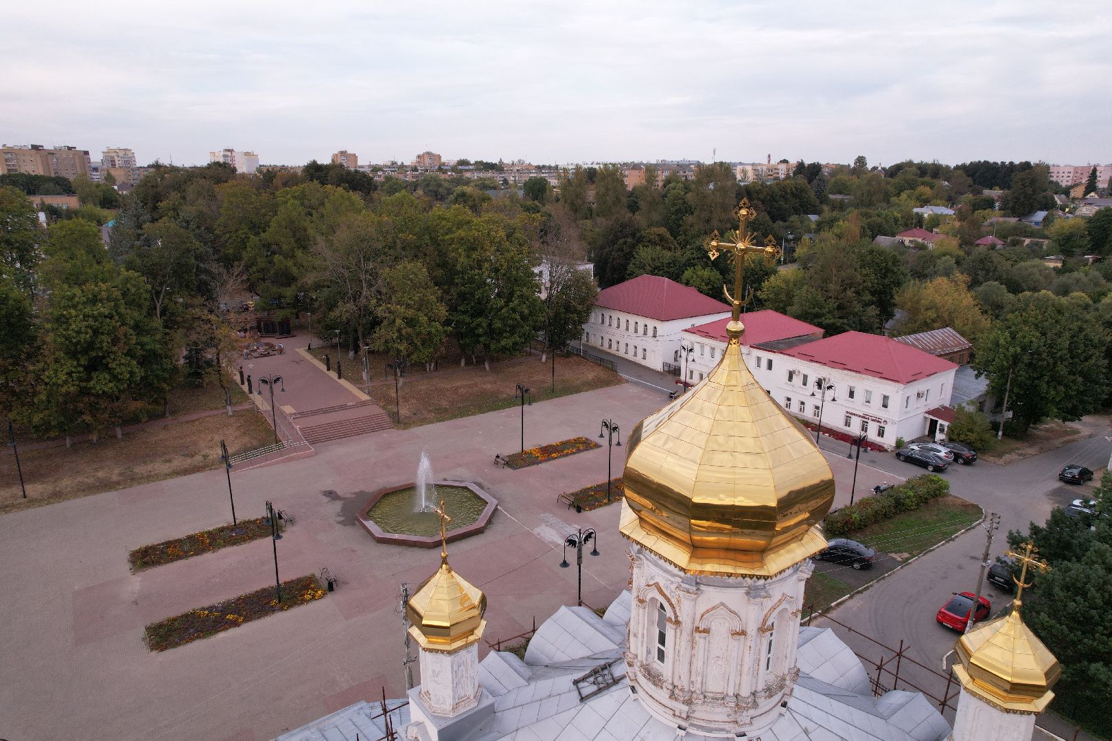 видео с коптера, руза, музей, культура,
