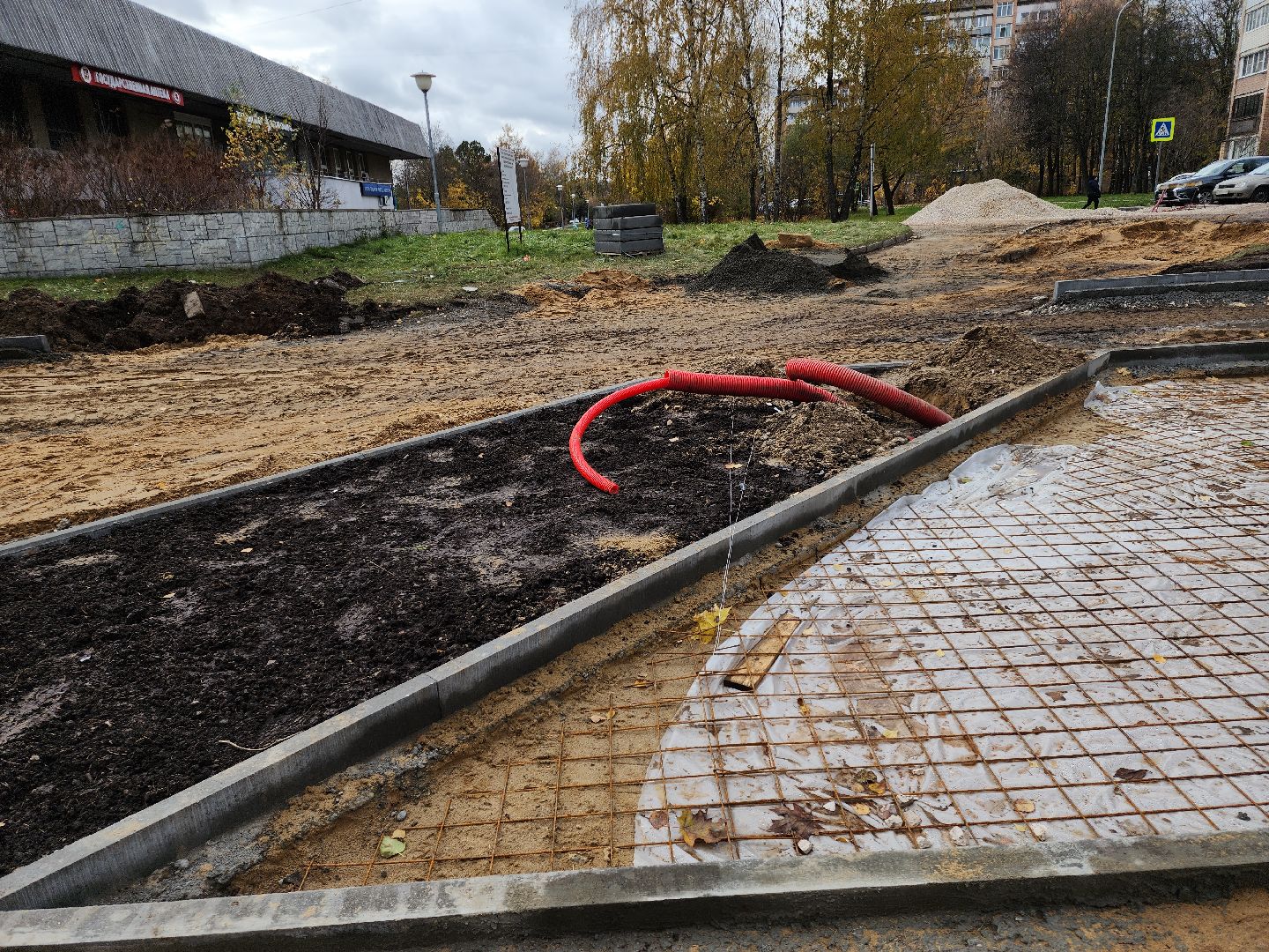 Черноголовка, Школьный бульвар, Благоустройство дорог,