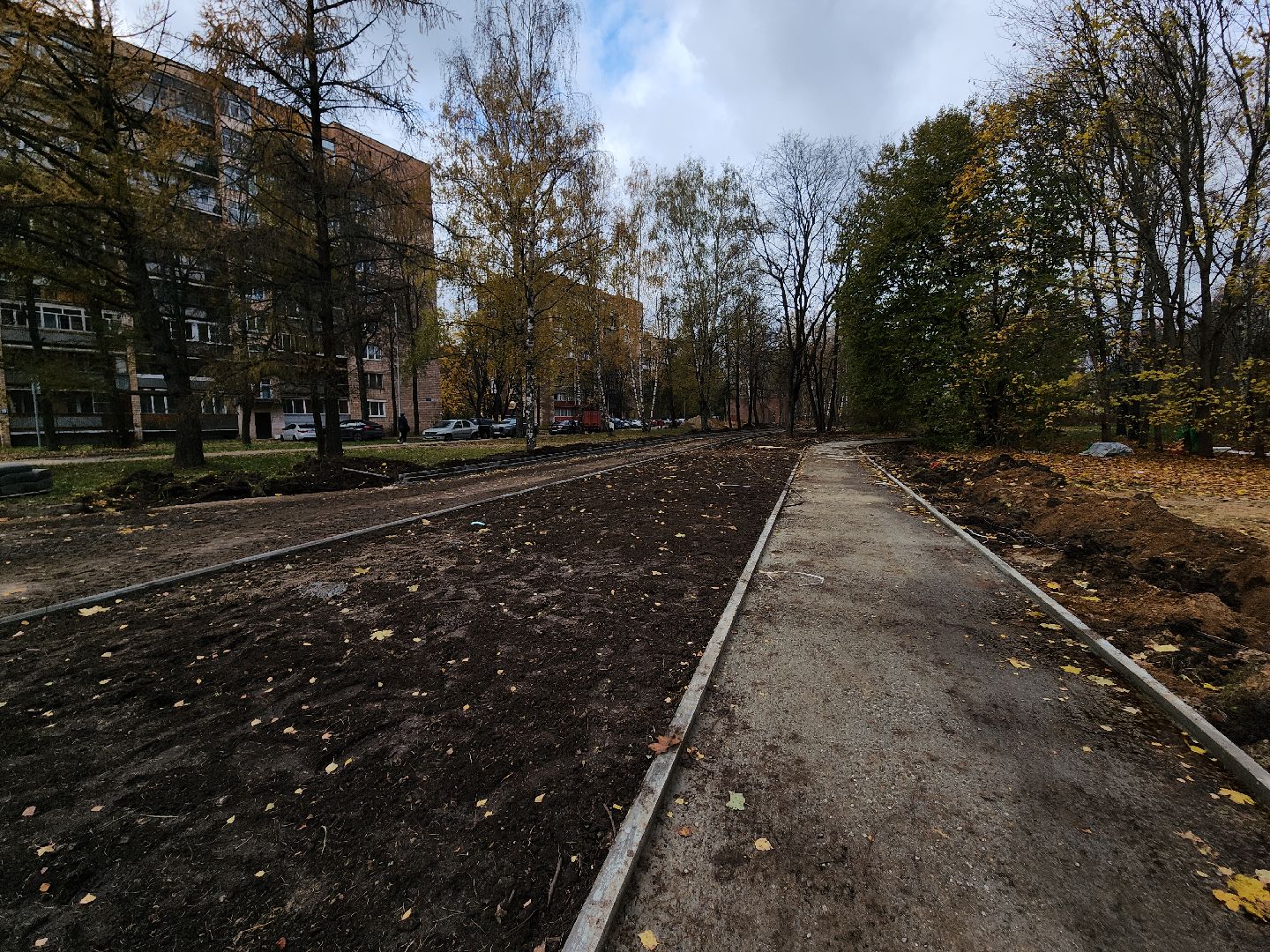 Черноголовка, Школьный бульвар, Благоустройство дорог,