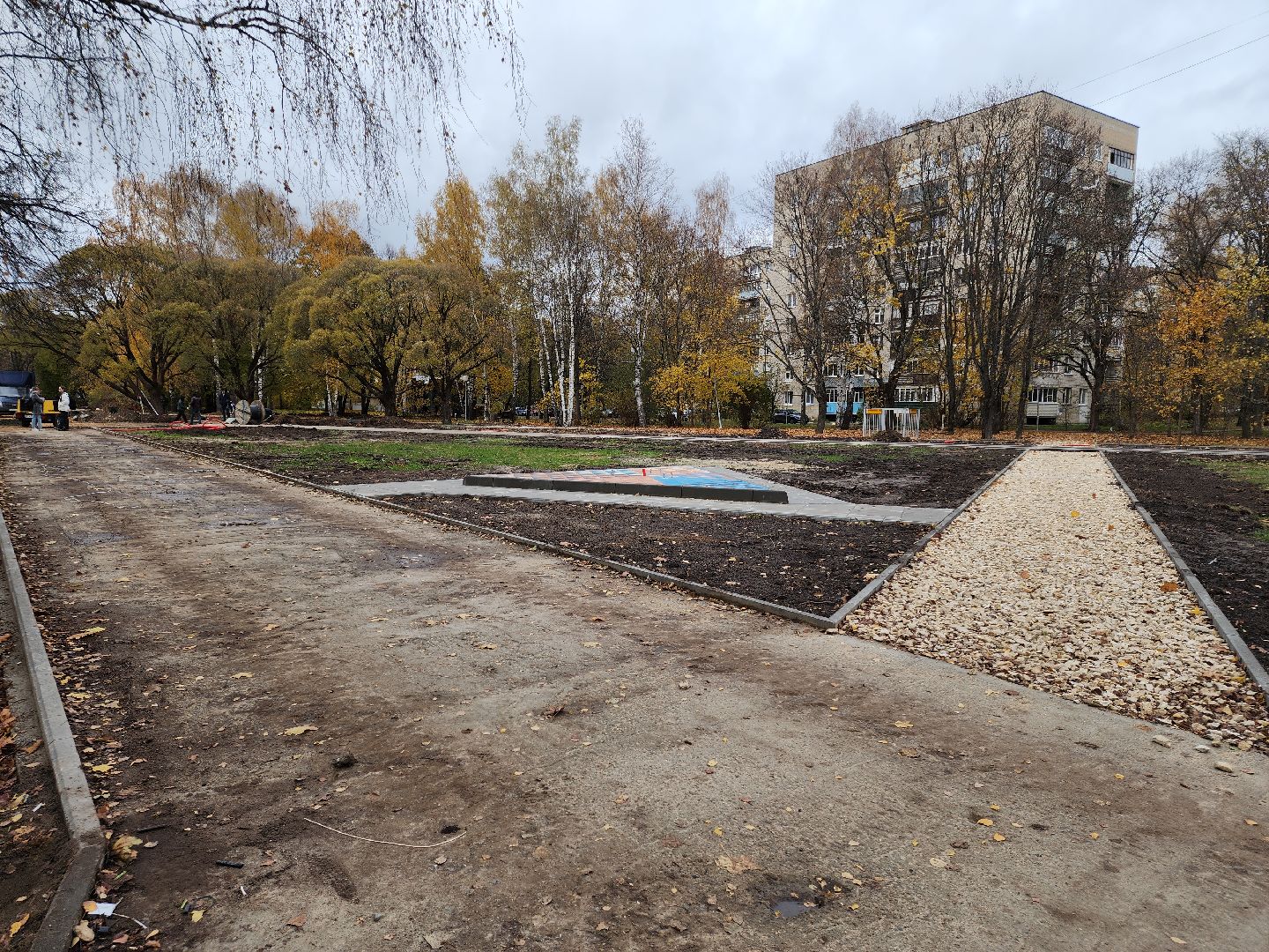 Черноголовка, Школьный бульвар, Благоустройство дорог,