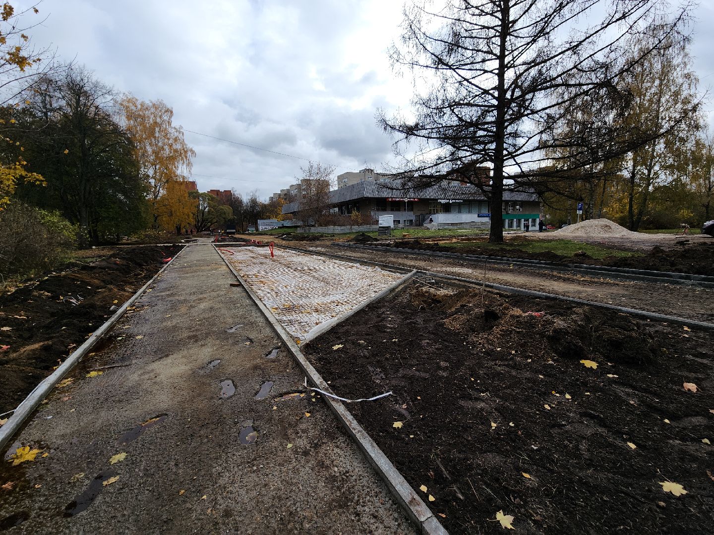 Черноголовка, Школьный бульвар, Благоустройство дорог,